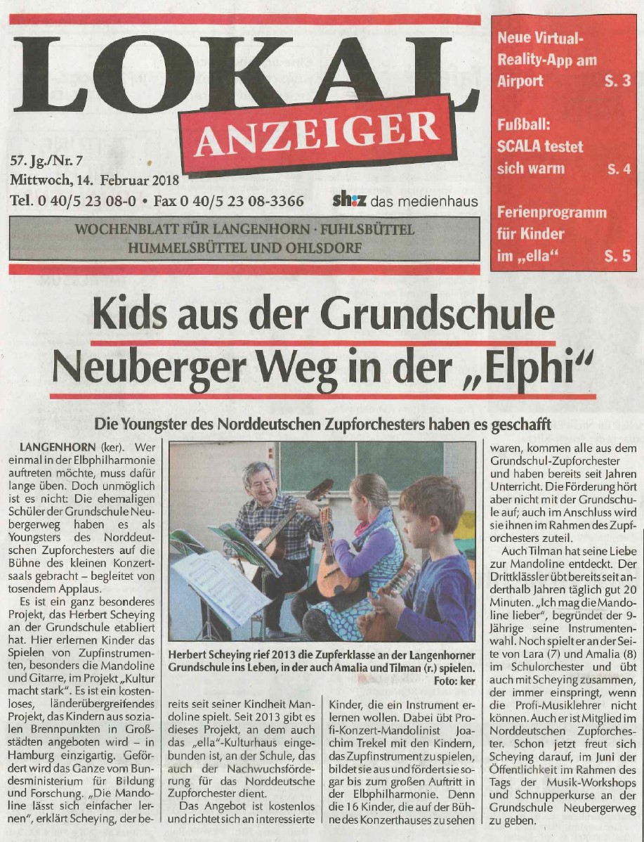 Unsere Schule in der Presse